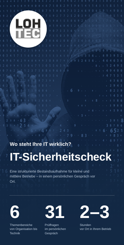 Flyer IT-Sicherheitscheck